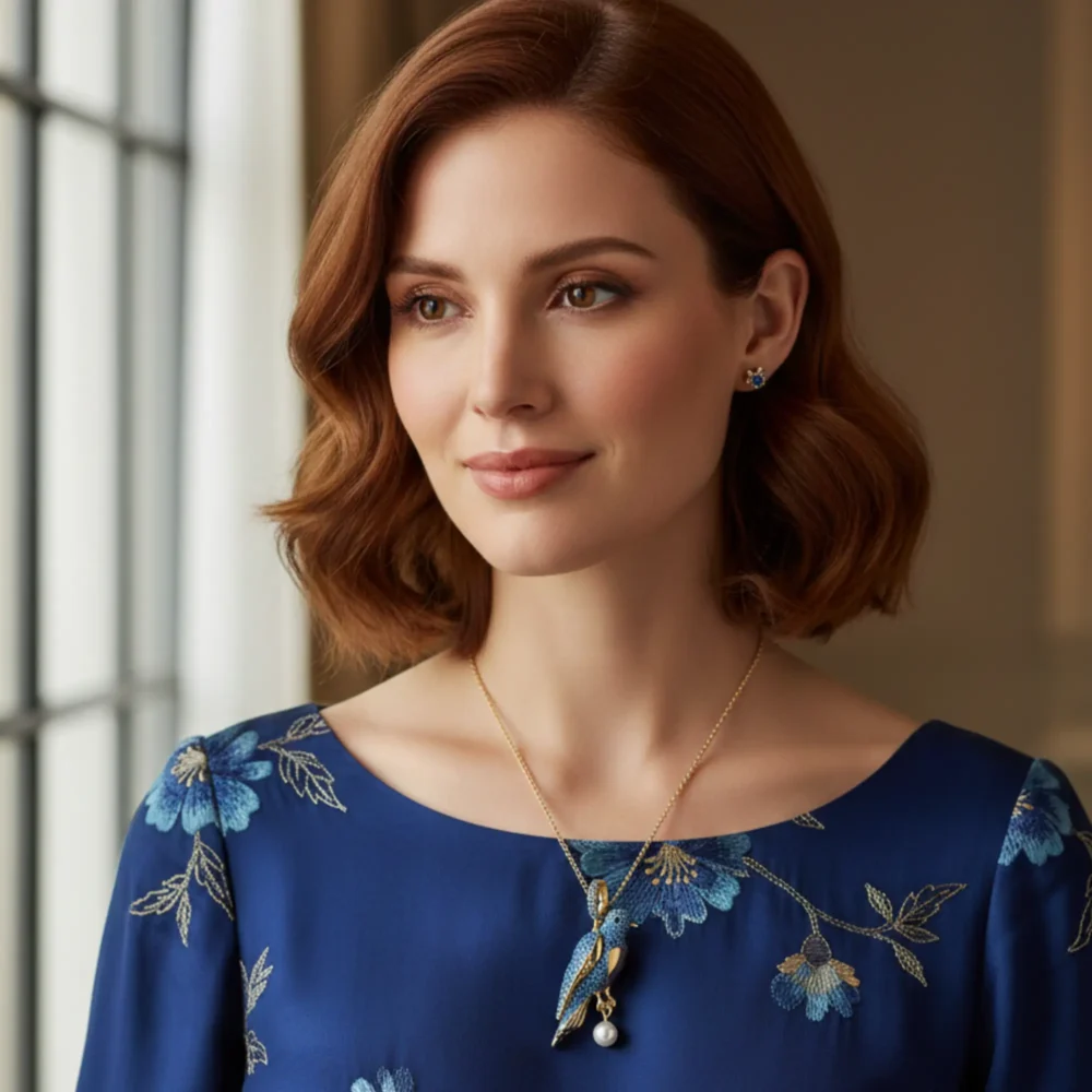 Annoushka Blue Bird Locket Charm